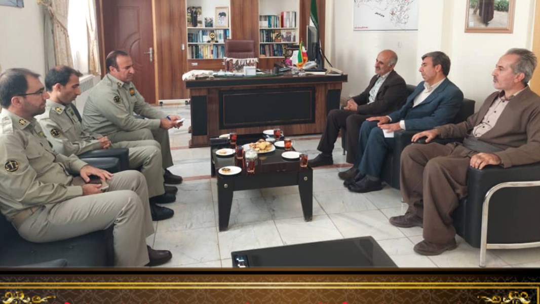 دیدار مدیرکل حفاظت محیط زیست استان کرمانشاه و معاونین ایشان با فرماندار جوانرود