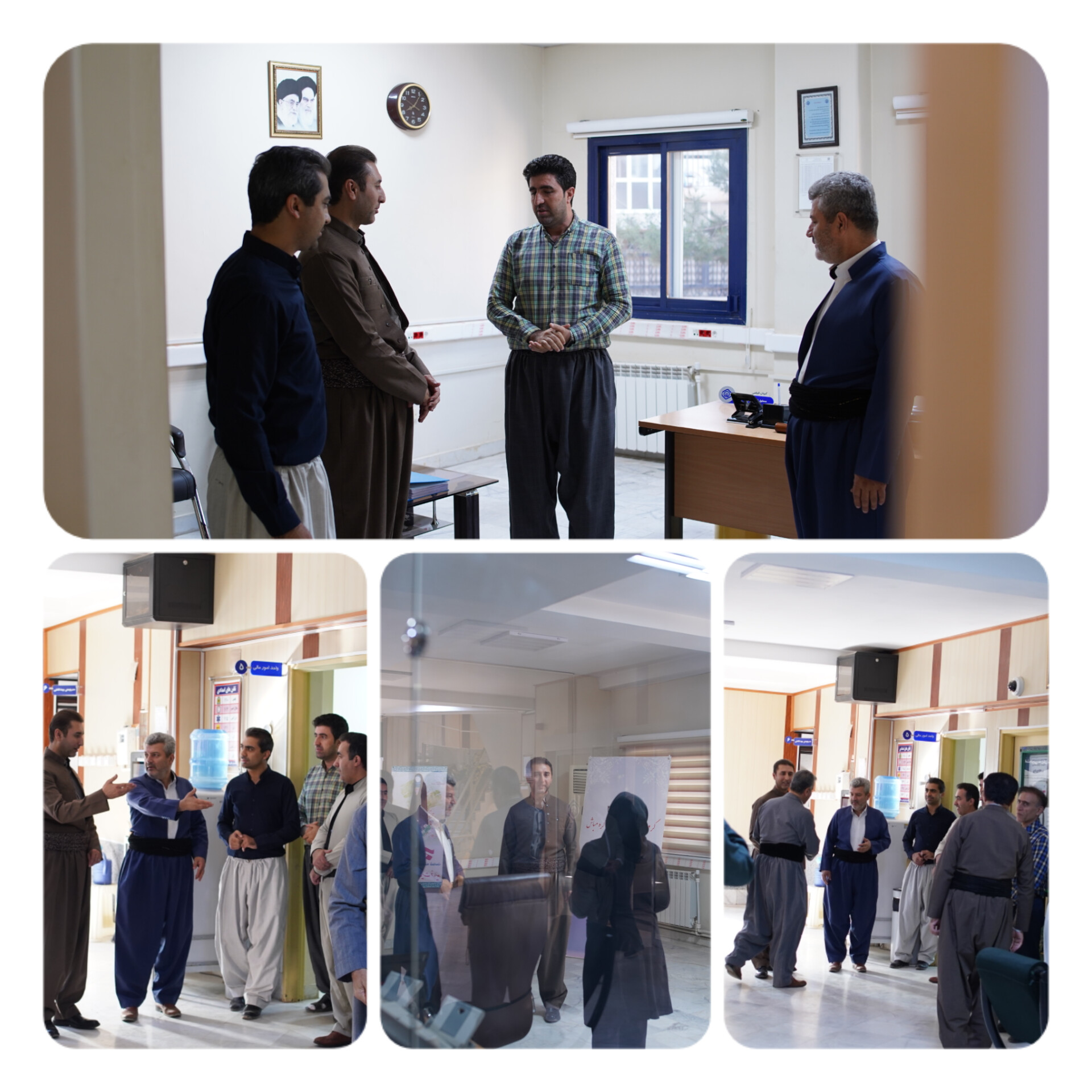 بازدید دکتر حسینی فرماندار جوانرود از غرفه های صنایع دستی این شهرستان